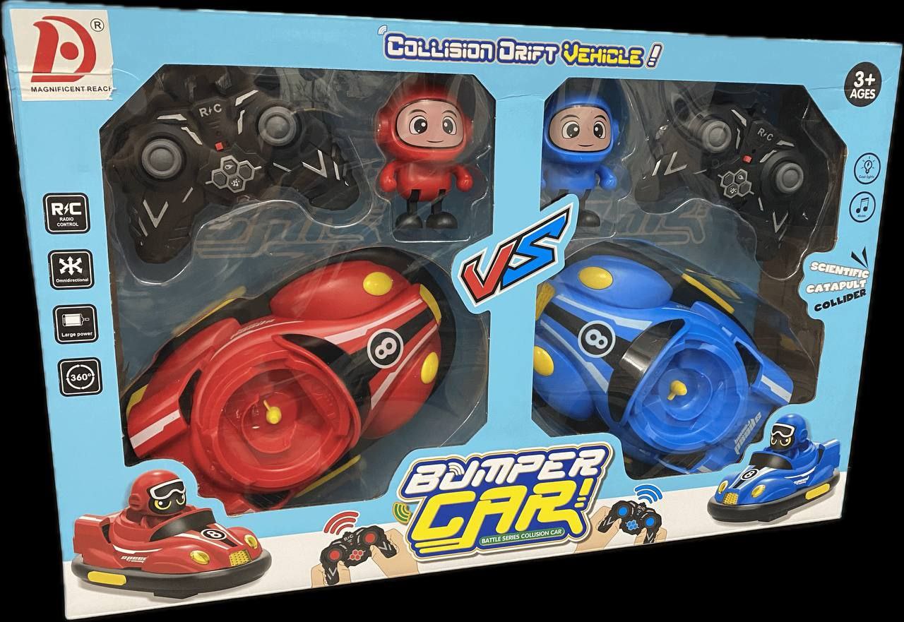 Bumper Car Battle Game – 2 Cars with Remote Controls