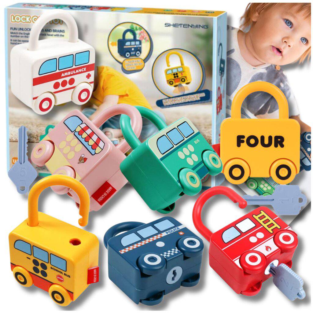 Kids Educational Lock and Key Set
