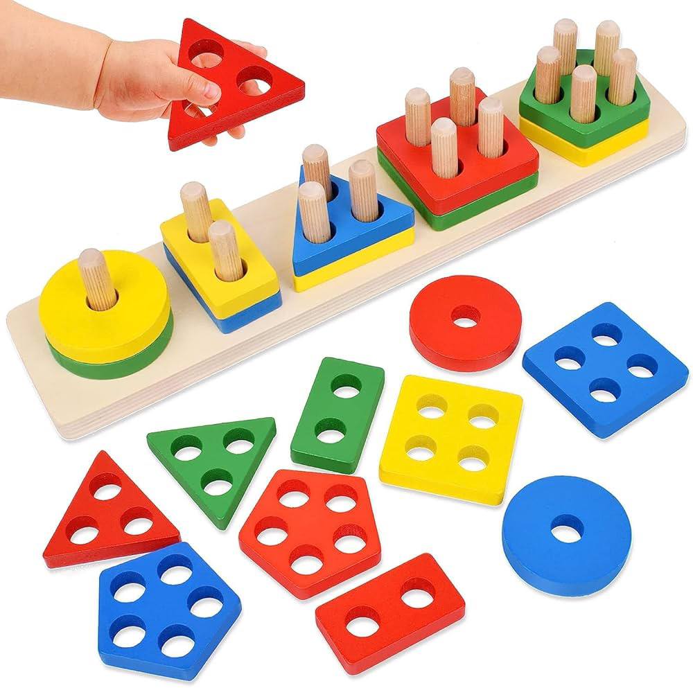 Geometric Shape Sorting Board