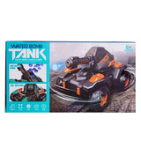 RC Water Bomb Tank — 180° Rotating Turret, Rechargeable
