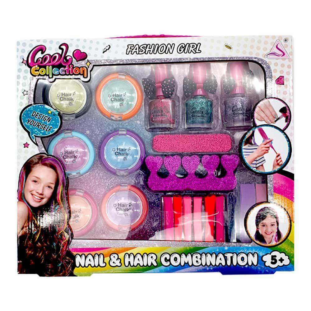 Girls’ Hair & Nail Color Box — Safe & Fun