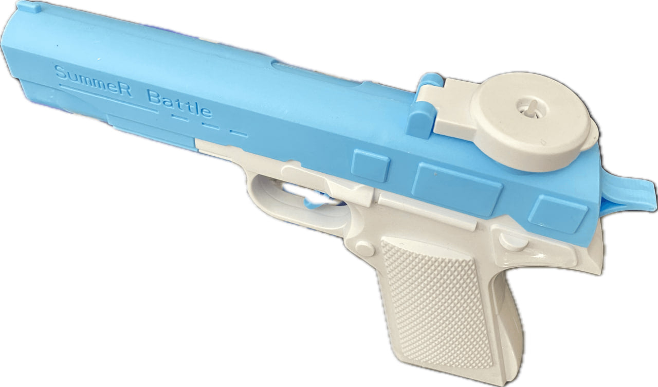 Rechargeable Water Gun — Long-Range Spray, Blue