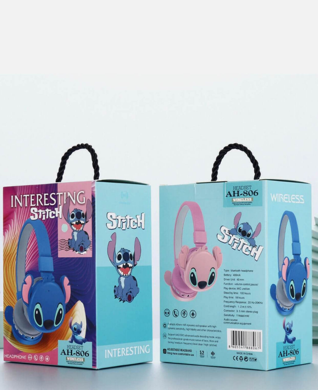 Stitch Wireless Headphones — Bluetooth & Foldable