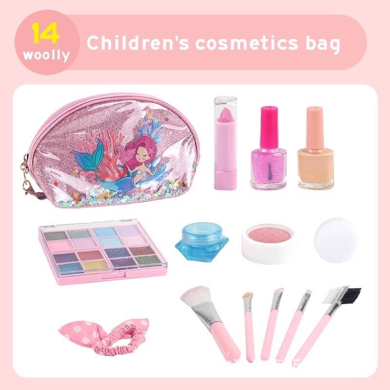 Mermaid Makeup Bag — Complete Kids Makeup Set