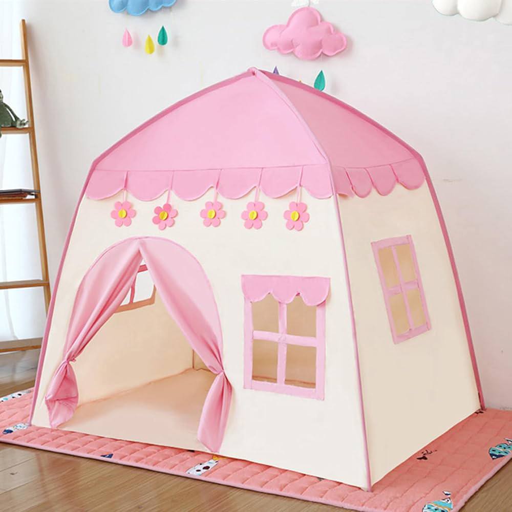 ABHABJOY Kids Play Tent for Girls – Large Indoor Tent