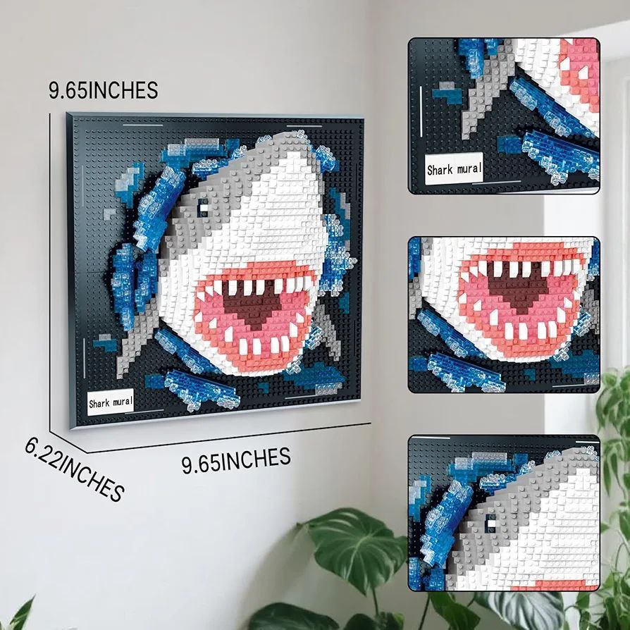 LEGO Deep Sea Overlord – 2166 Pieces | Ocean Shark 3D Display Building Set