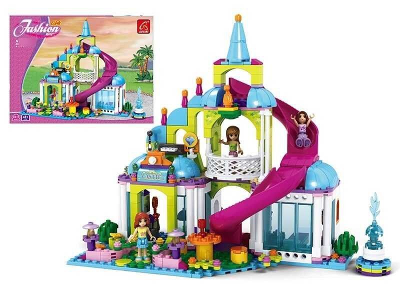 AUSINI Fashion Girl Building Set – 498 Pieces | Castle & Playground Creative Set