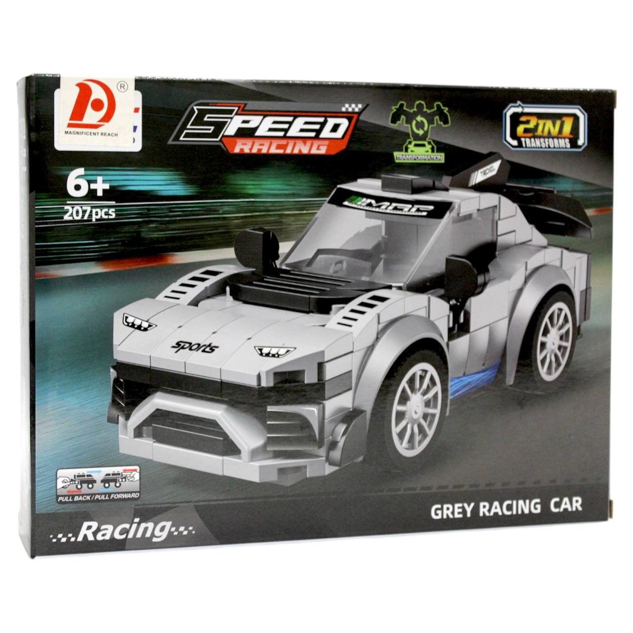 ليجو سيارة سباق SPEED RACING – 2 في 1 | 207 قطعة | سيارة تتحول إلى روبوت