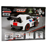 ليجو سيارة سباق بيضاء – White Racing Car 2 في 1 | 211 قطعة | سيارة تتحول إلى روبوت