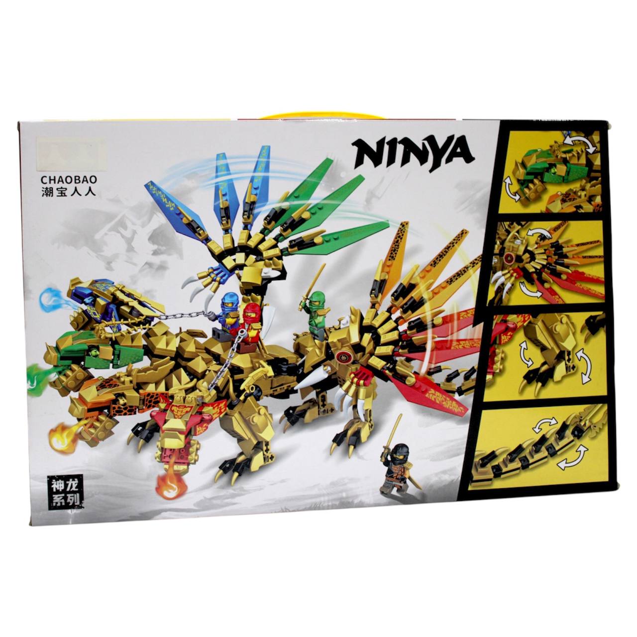 CHAOBAO Golden Destiny Dragon Building Set (850 Pieces)