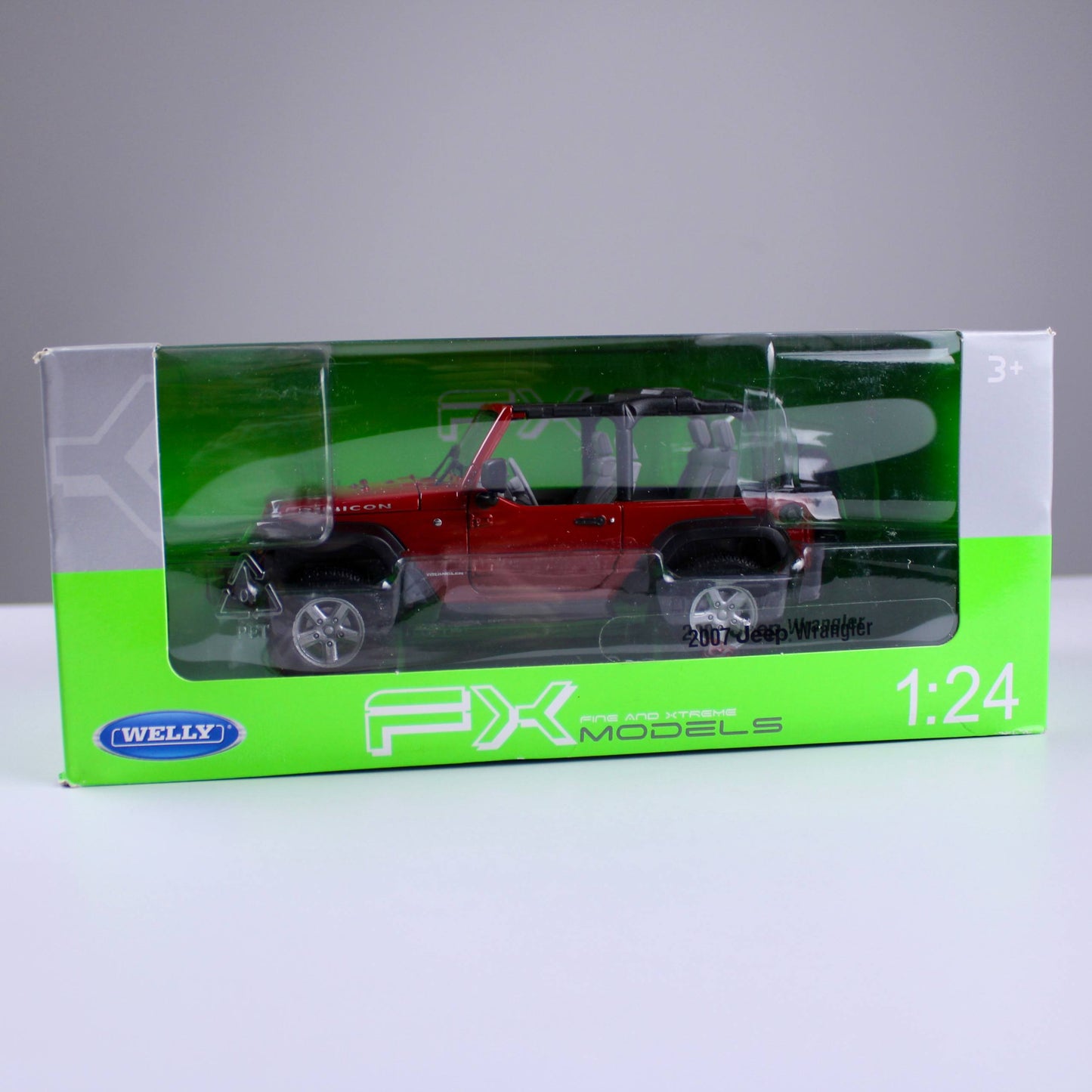 Jeep Wrangler Rubicon 2007 Die-Cast Model – Welly NEX Models Scale 1:24