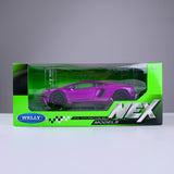 Lamborghini Aventador Coupé Die-Cast Model – Purple