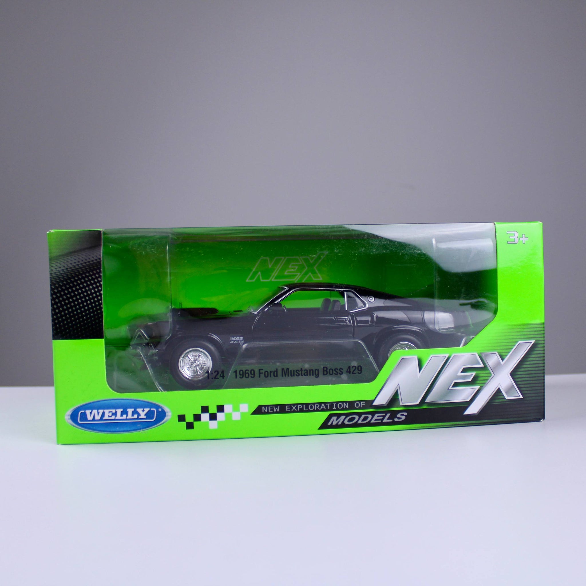 مجسم سيارة فورد موستانج بوس 429 – لون أسود