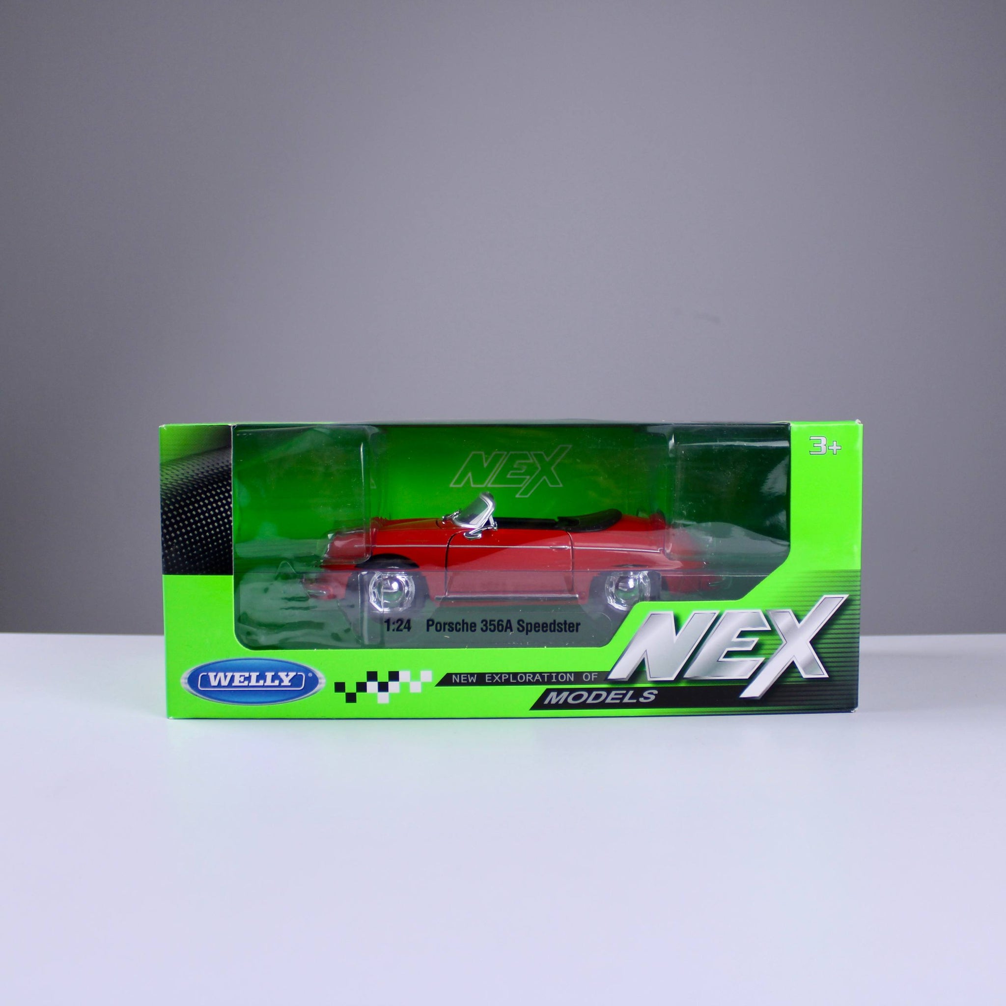 مجسم سيارة بورشه 356A سبيدستر – لون أحمر