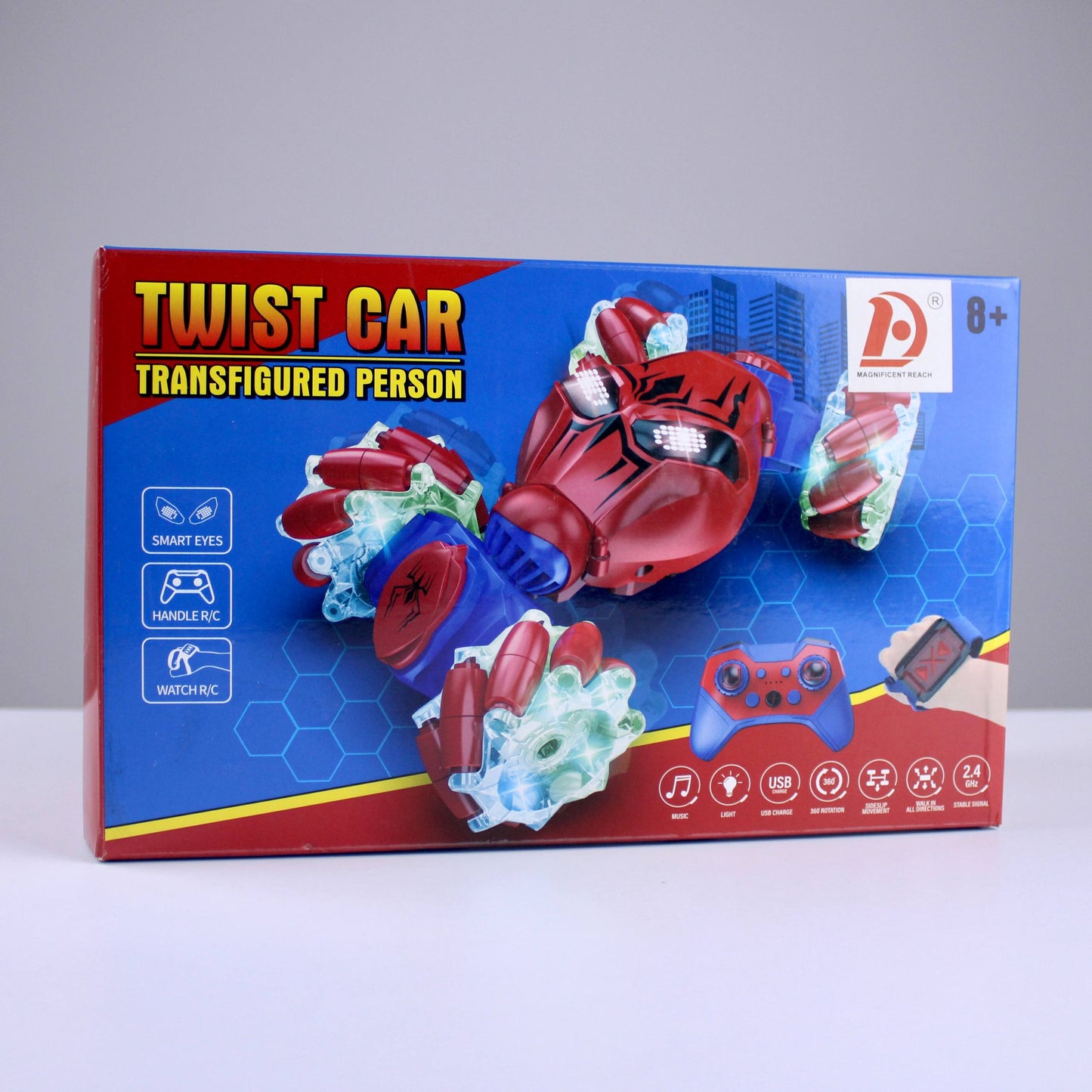 Twist Car Transforming RC Stunt Car