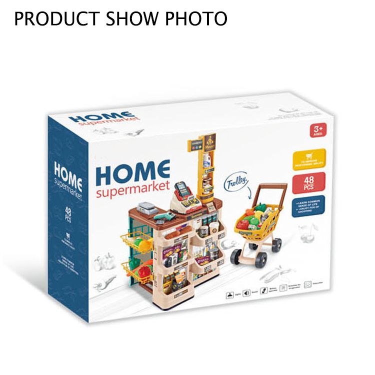 Kids Home Supermarket Playset – 48 Pieces