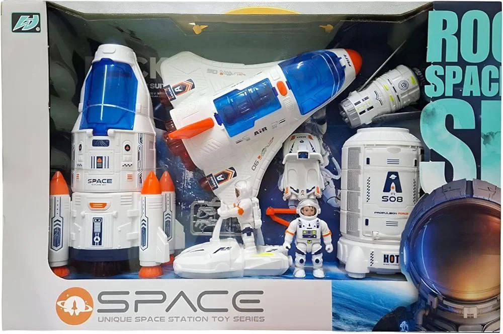 مجموعة ألعاب استكشاف الفضاء للأطفال