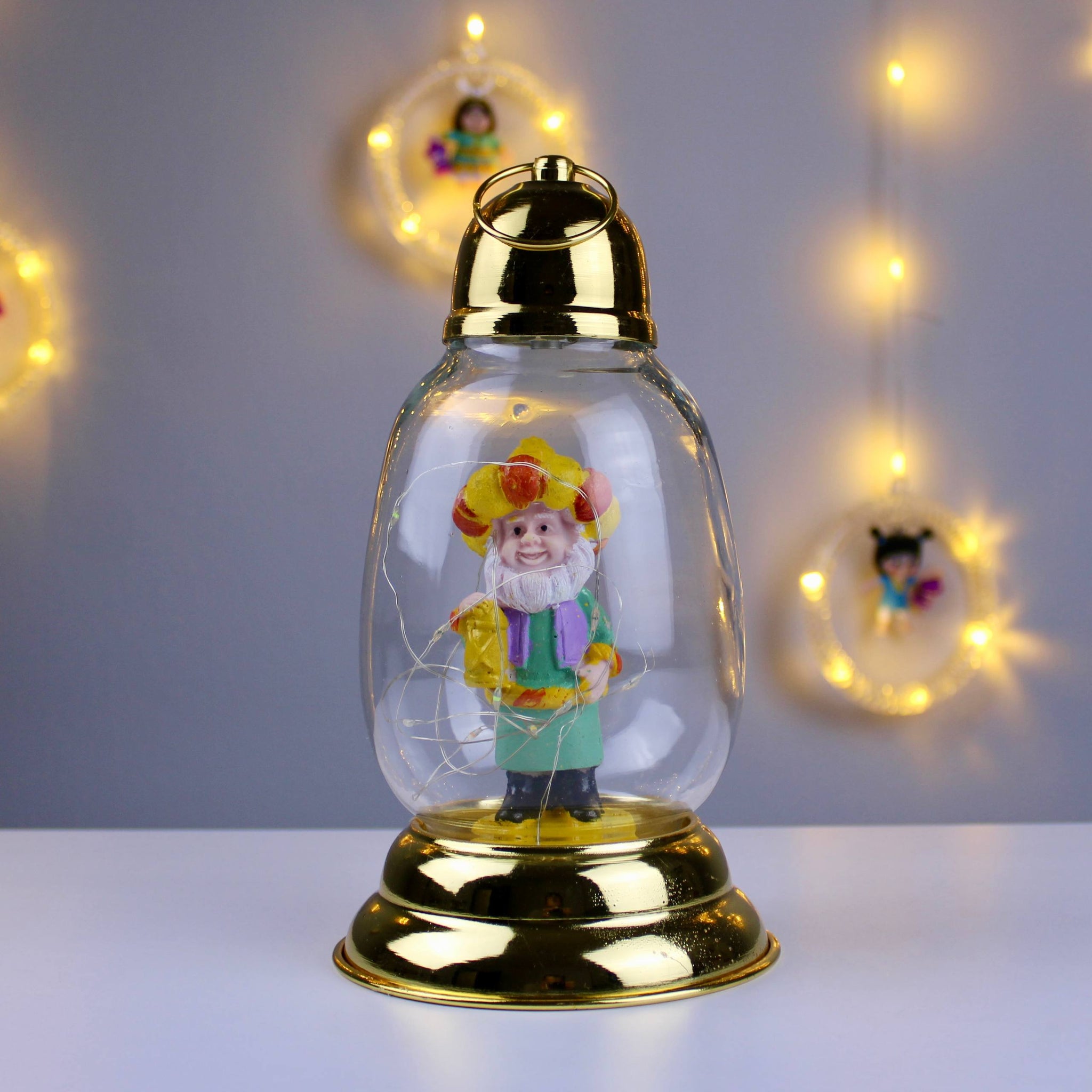 فانوس فنانيس زجاج – لون ذهبي فاخر