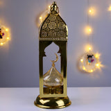فانوس ليان إسلامي معدن ببلورة زجاج