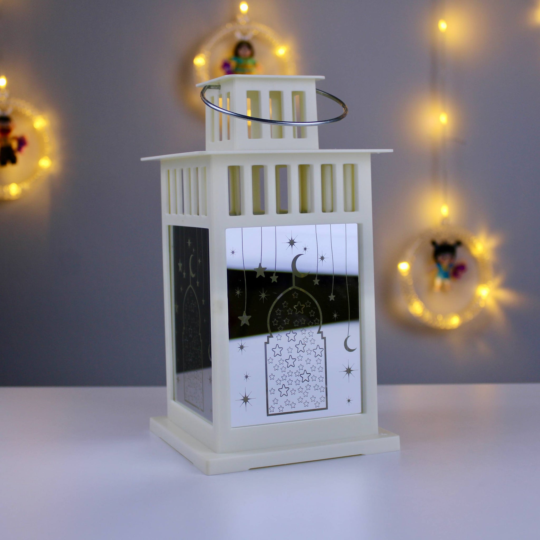 فانوس إسلامي من الأكريليك - متوسط الحجم