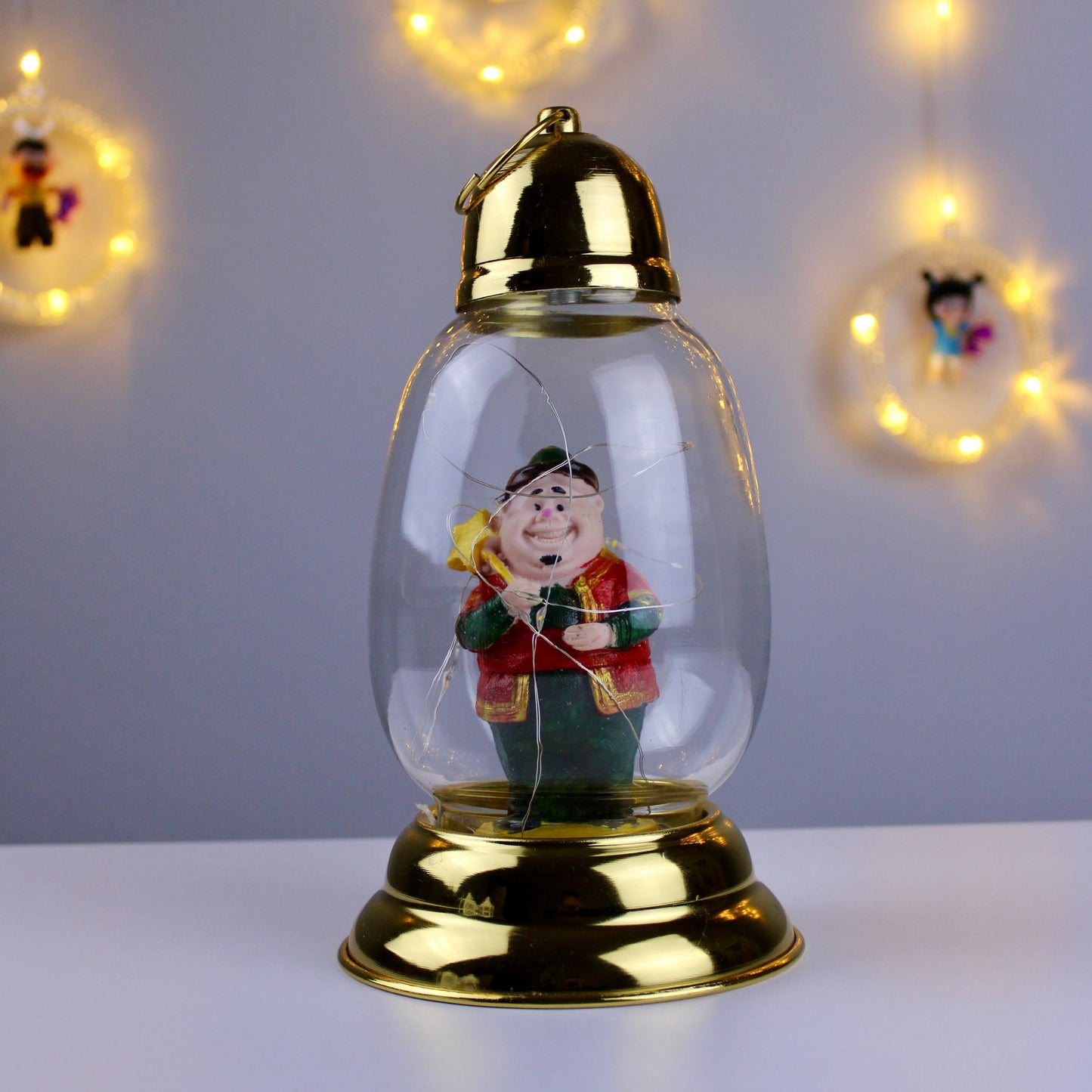 فانوس فنانيس زجاج – لون ذهبي فاخر