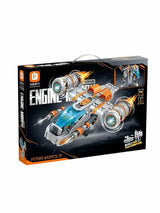 Forange Block Engine Morph Building Set 2-in-1 – 692 Pieces