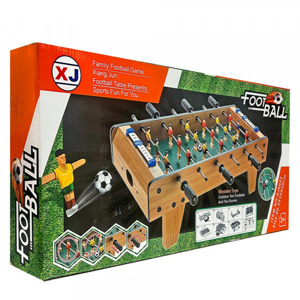 Wooden Foosball Table Game – Family Fun & Competition