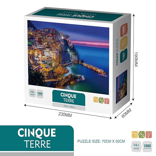 بازل صور مجمعة "سينيك تير إيطاليا" – 1000 قطعة