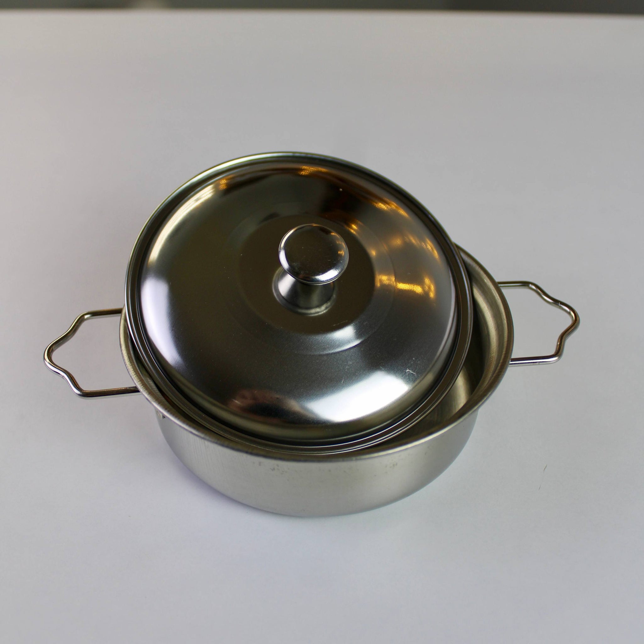 طقم أواني مطبخ للأطفال من الستانلس ستيل – 11 قطعة