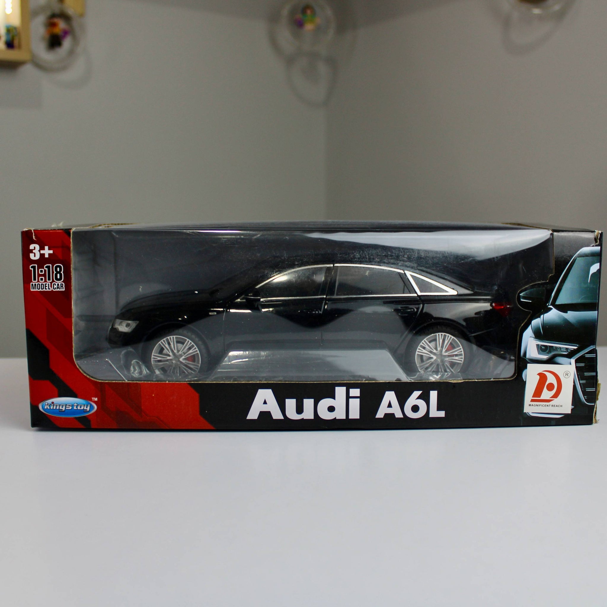 مجسم Audi A6L – مقاس 1:18 (Kingstoy)