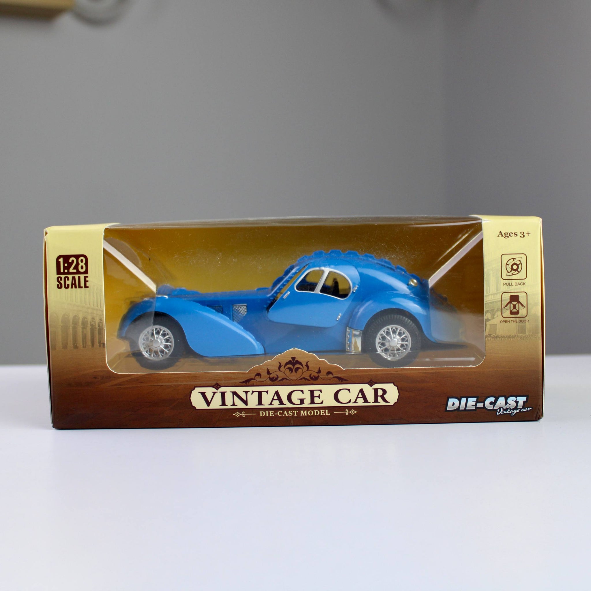 مجسم Bugatti 1936 – سيارة كلاسيكية بمقياس 1:28