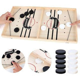 لعبة القرص المنزلق – مهارة سريعة الوتيرة وتحدٍ عائلي