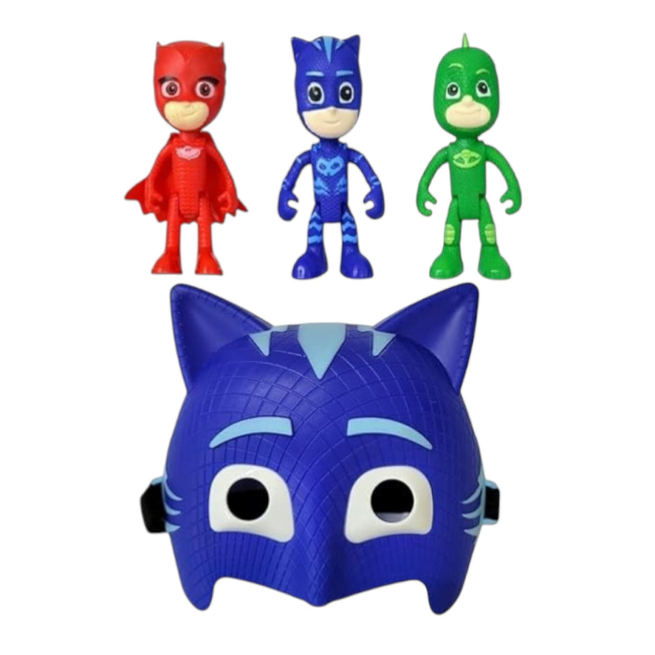 PJ Masks Action Figures Set – 3 Characters with Owlette Mask