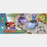 سيارة تحكم عن بعد تصطدم - دخان وضوء