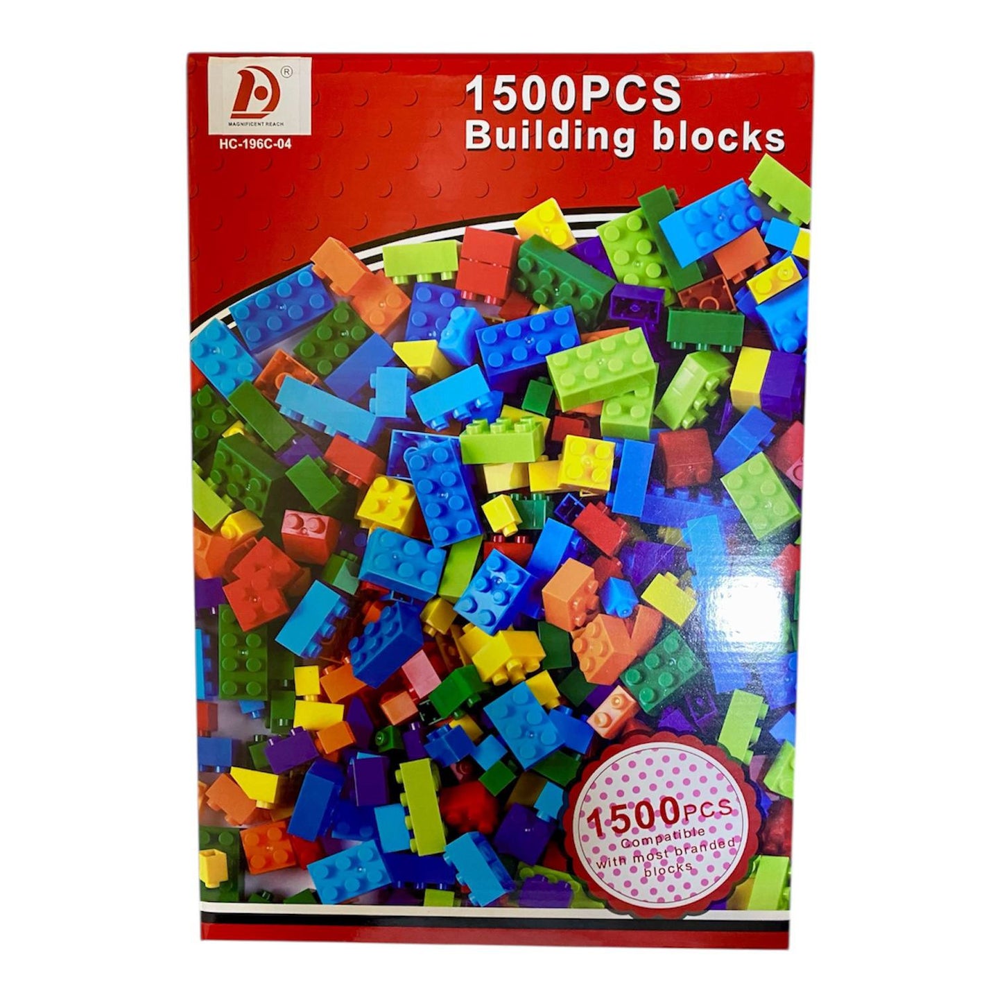 Naundicent Reach Building Blocks – 1500 Pieces