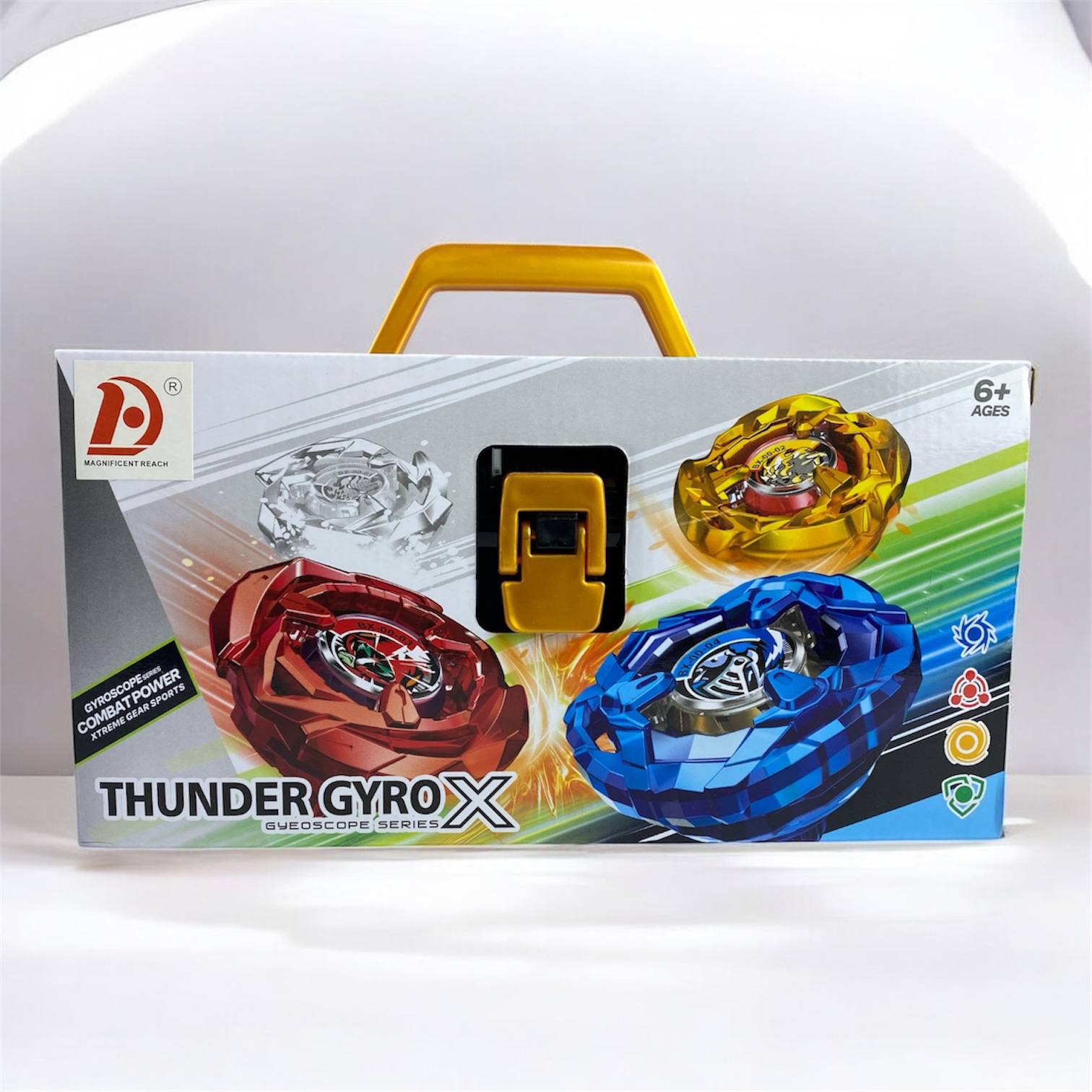 Thunder Gyro X Bey Battle Set – 17 Pieces