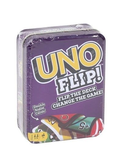 UNO Flip! card game Card Game – Double-Sided Family Fun Edition