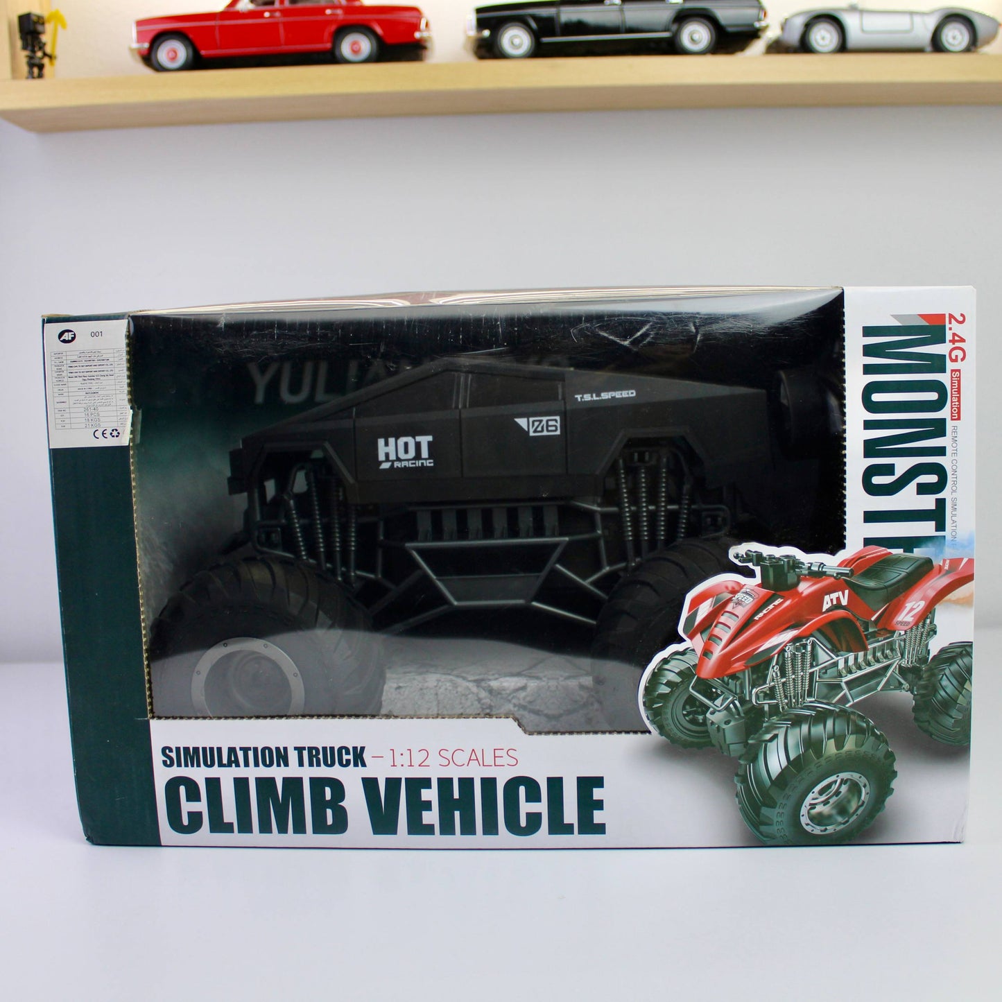 RC Monster Cyber Truck 1:12 – Remote Control Off-Road Climbing Truck 2.4GHz