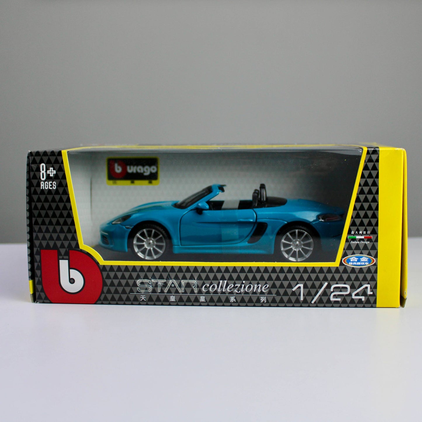 Bburago Porsche 718 Boxster 1:24 Die-Cast Model Car