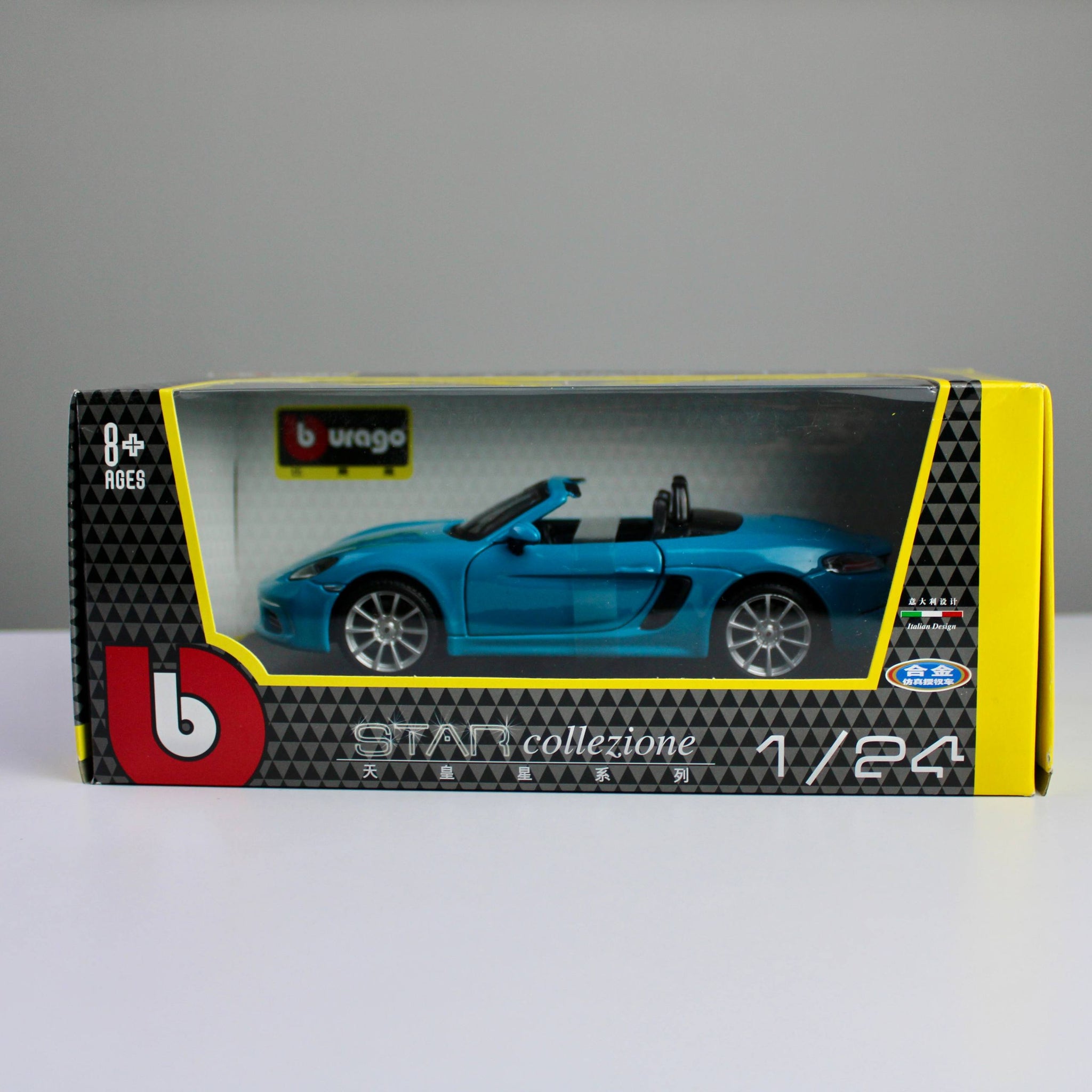 Bburago Porsche 718 Boxster 1:24 Die-Cast Model Car