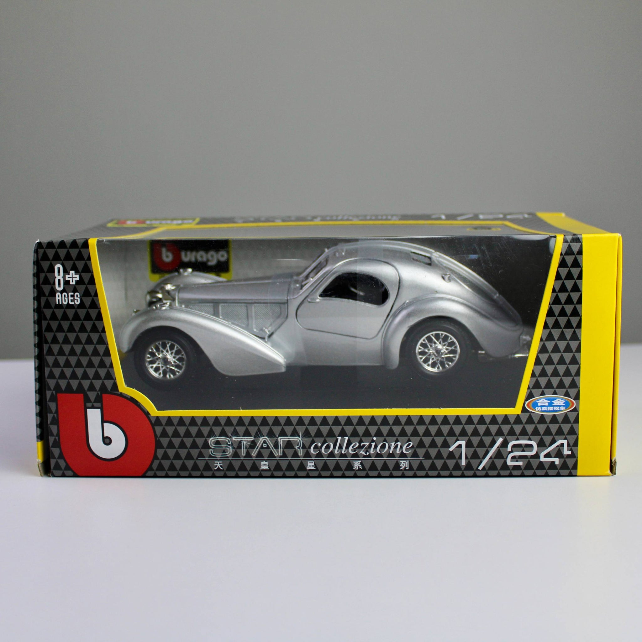 Bburago Bugatti Atlantic 1:24 Die-Cast Model Car – Star Collezione