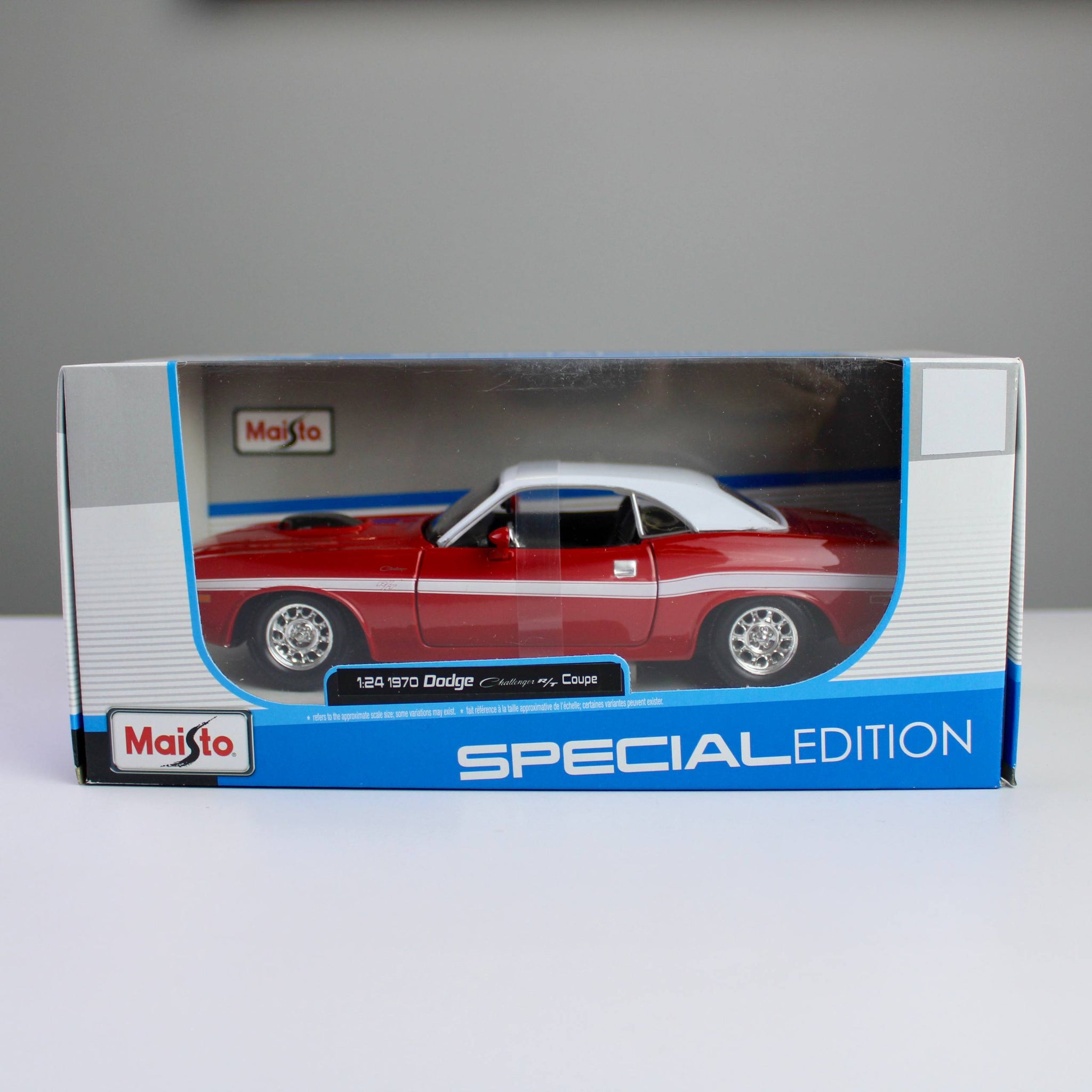 Maisto Dodge Challenger R/T Coupe 1970 1:24 Die-Cast Model Car