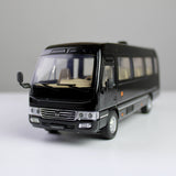 Toyota Coaster Die-Cast Bus Model – Premium Collectible with Light & Sound Pull-Back Action