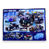 SWAT Building Blocks 4-in-1 Set – 841 Pieces Tactical Action Construction Kit