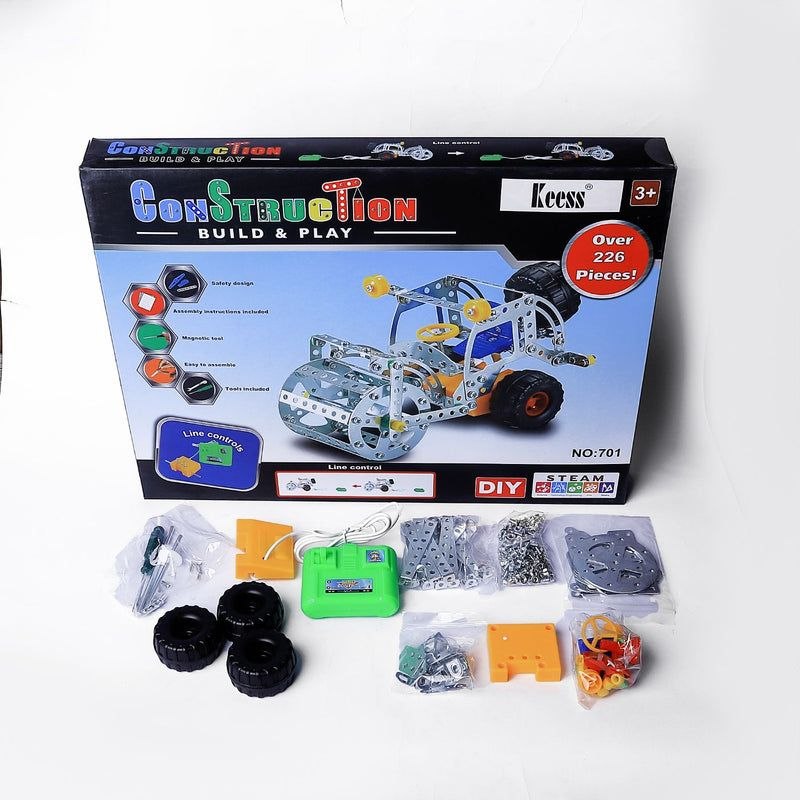 Remote Control Mechano Car Set – 226+ Pieces Building Kit