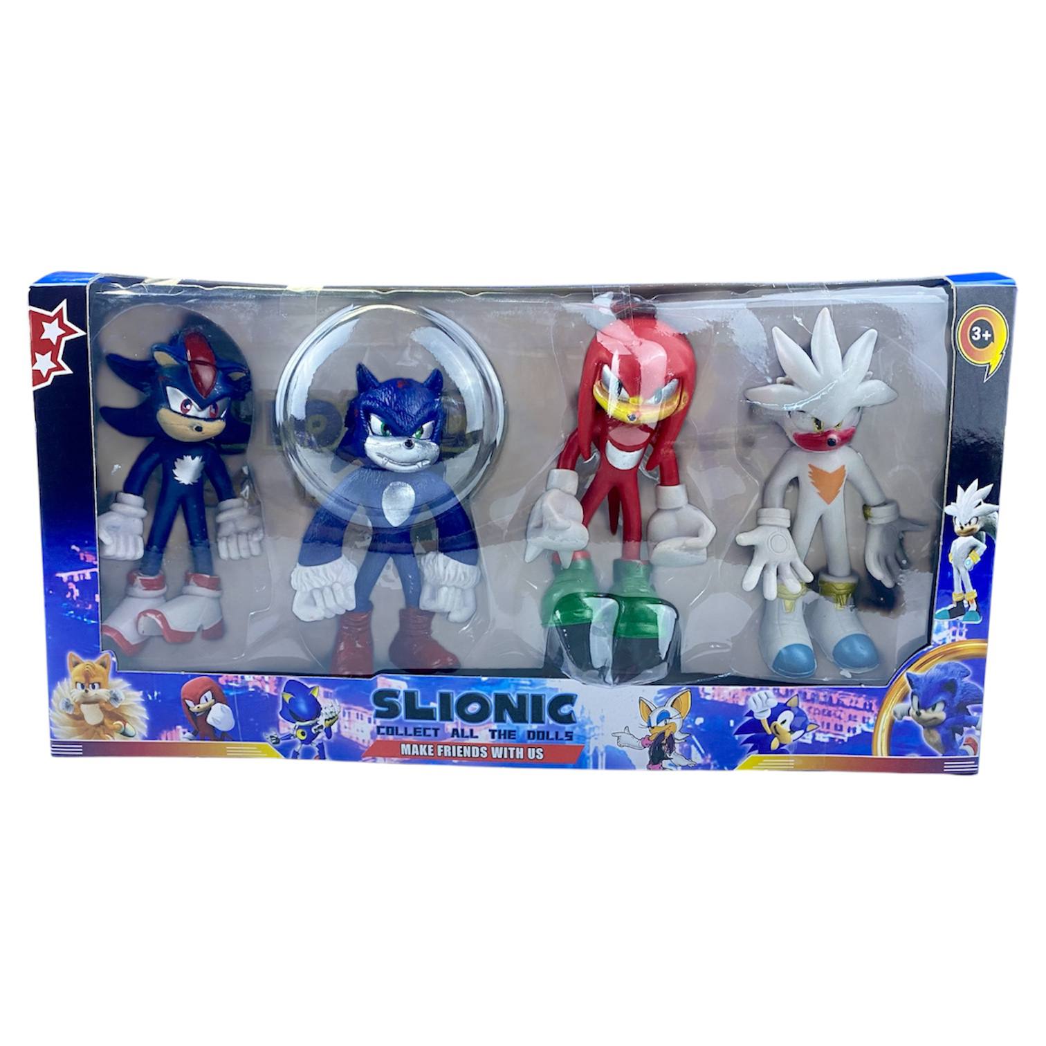 Sonic Characters Set 4-in-1 – Action Figure Collection