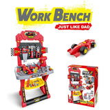 Kids Racing Car Workshop Set – 86+ Pieces DIY Building Kit
