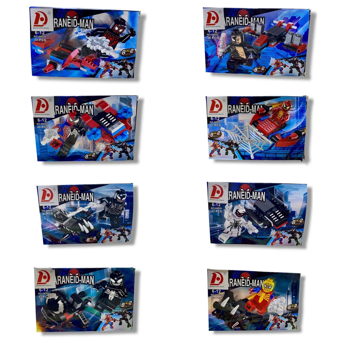 Super Hero Building Blocks Set – 8-in-1 Collection