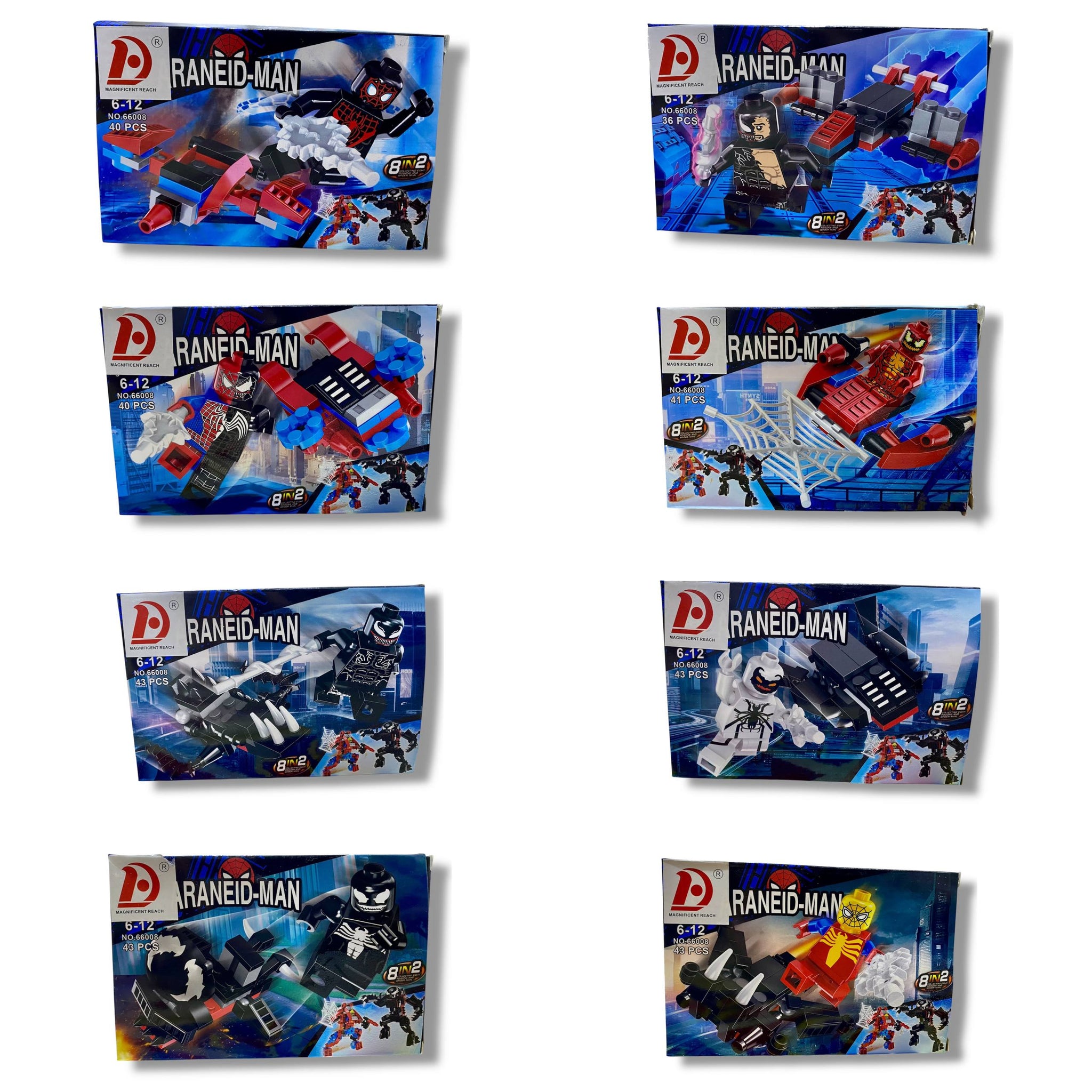 Super Hero Building Blocks Set – 8-in-1 Collection