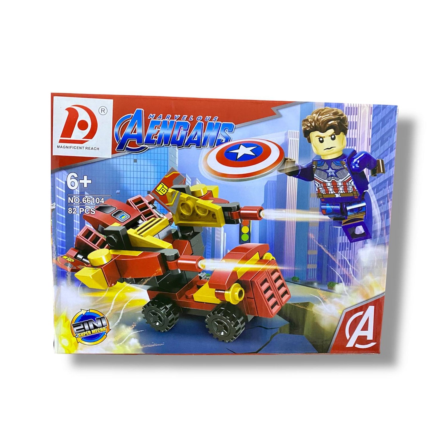 Super Hero 2-in-1 Mecha Building Set – Collectible Heroes Series